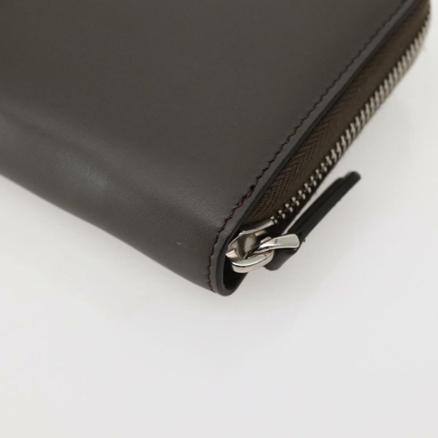 【日本直送】FENDI Hypnotize 長版皮夾,灰色皮革,正品 142443M-15