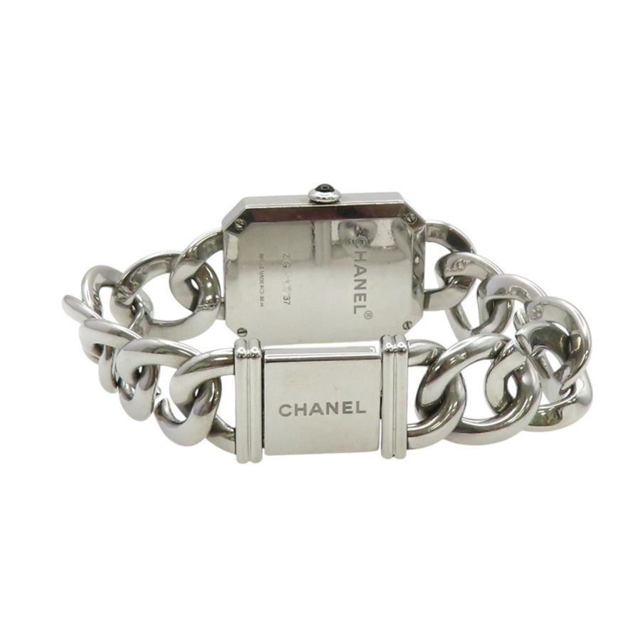 【再降價】黑色錶盤 不鏽鋼 銀鍊帶 Premiere 腕錶【CHANEL 香奈兒】 H3250-4