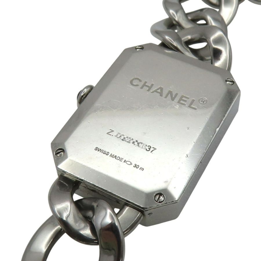 【再降價】黑色錶盤 不鏽鋼 銀鍊帶 Premiere 腕錶【CHANEL 香奈兒】 H3250-7
