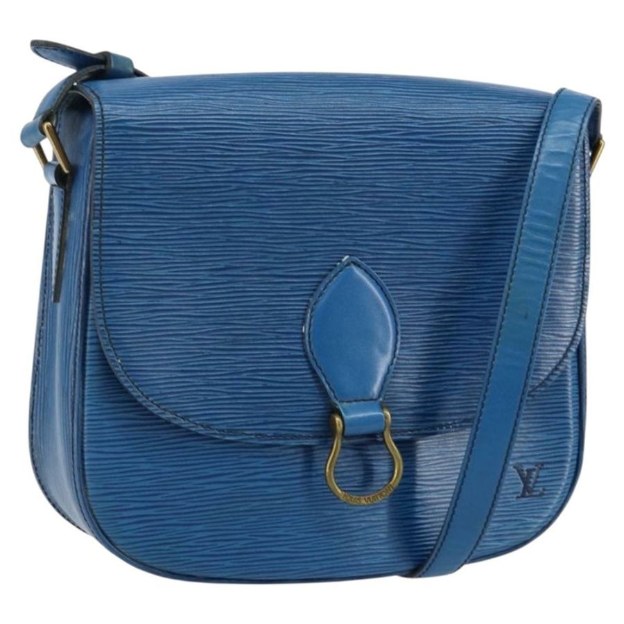 【日本直送】路易威登 Epi Saint Cloud GM 單背包,托萊多藍,M52195,LV 正品,編號 143463-0