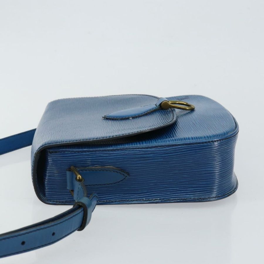 【日本直送】路易威登 Epi Saint Cloud GM 單背包,托萊多藍,M52195,LV 正品,編號 143463-3