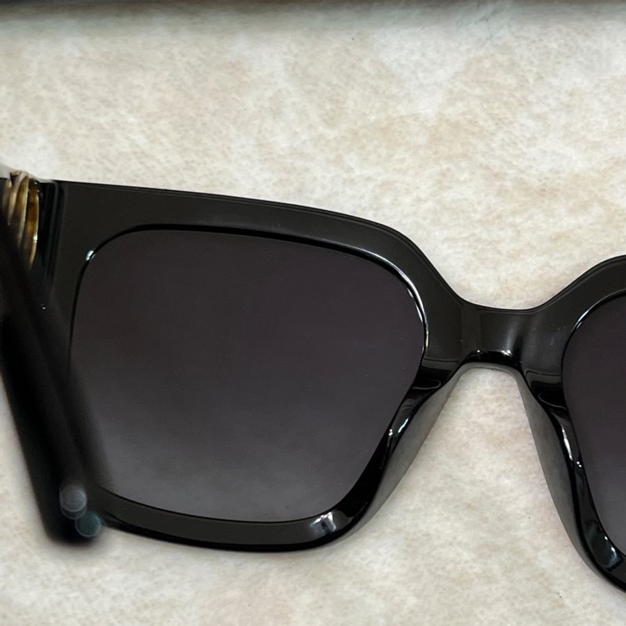 Dior 黑色方框太陽眼鏡 30Montaigne S8U-4