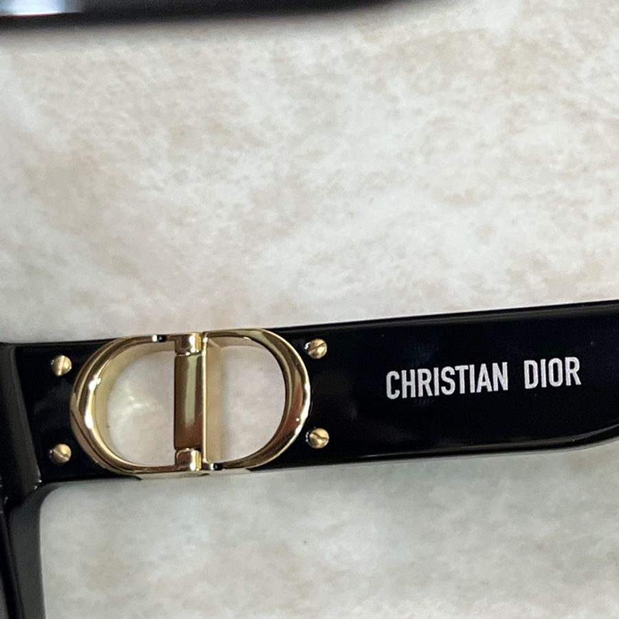Dior 黑色方框太陽眼鏡 30Montaigne S8U-6