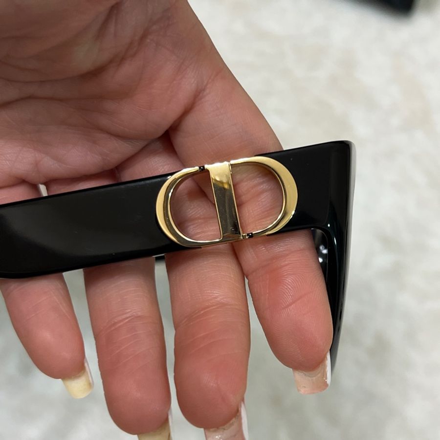 Dior 黑色方框太陽眼鏡 30Montaigne S8U-8
