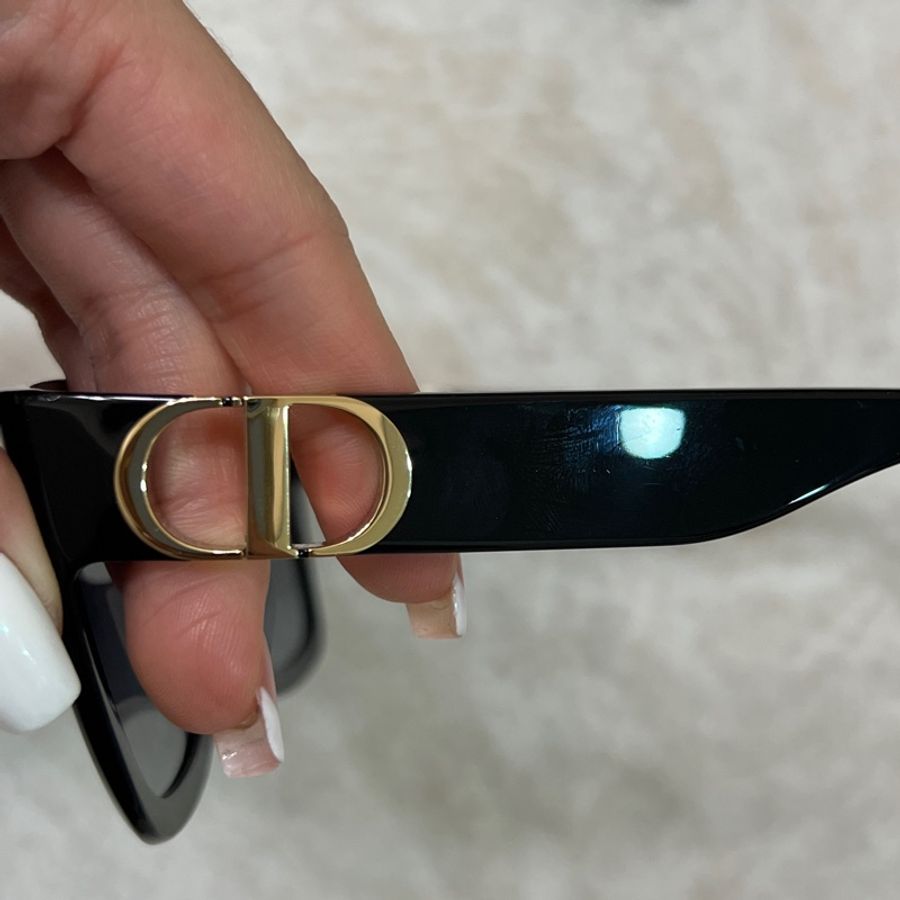 Dior 黑色方框太陽眼鏡 30Montaigne S8U-9