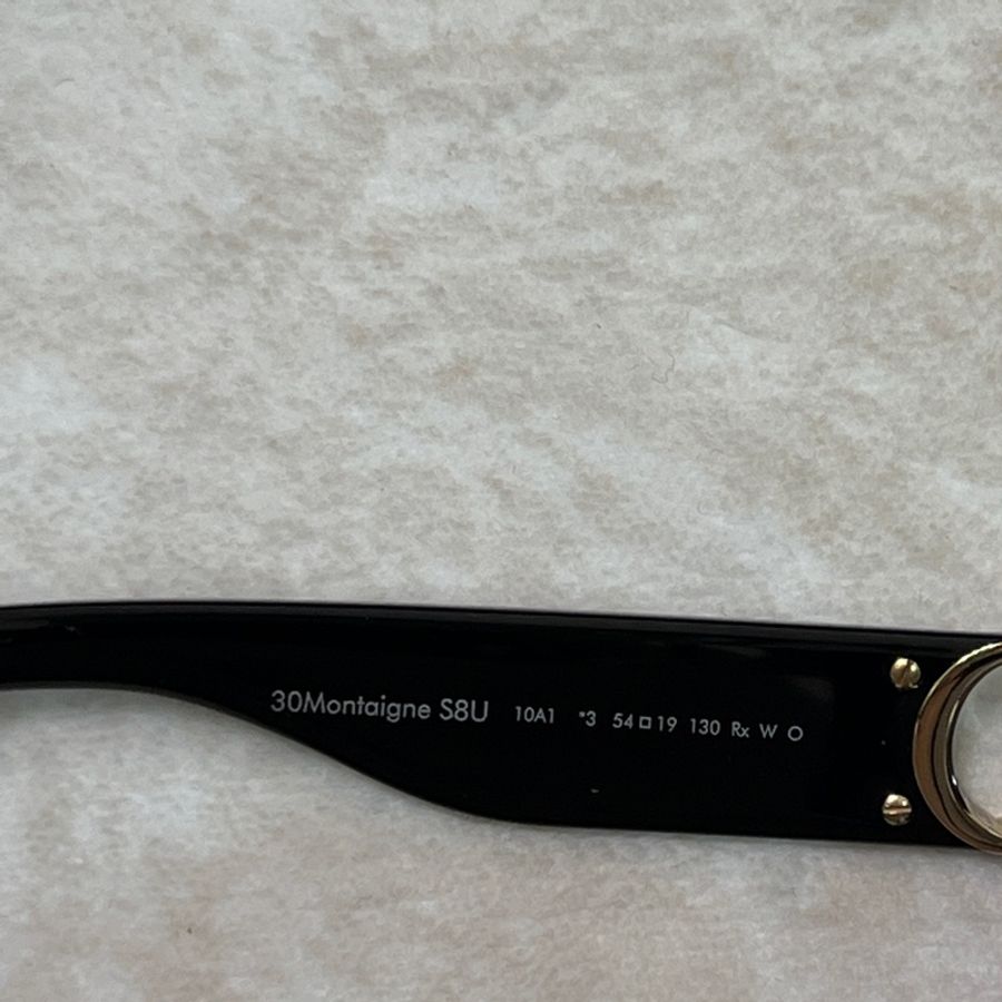 Dior 黑色方框太陽眼鏡 30Montaigne S8U-12