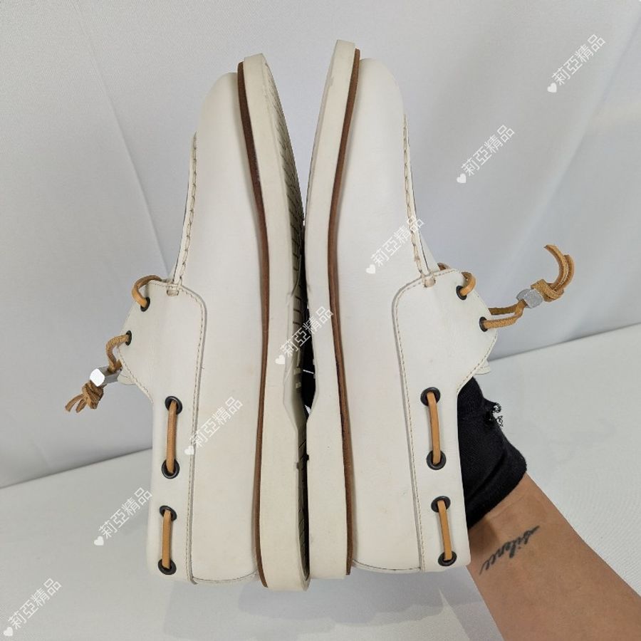 莉亞精品♡LV Cup 限量款皮革帆船鞋 尺碼38.5 九新美鞋-4