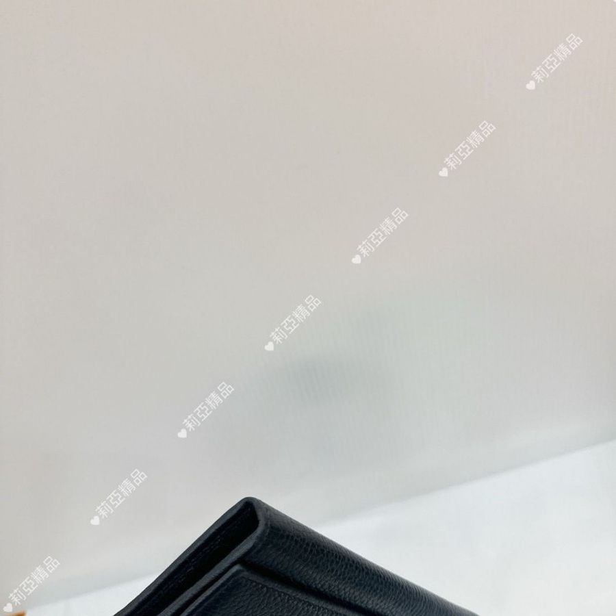 莉亞精品♡Gucci Soho長夾 黑 二手美品-10
