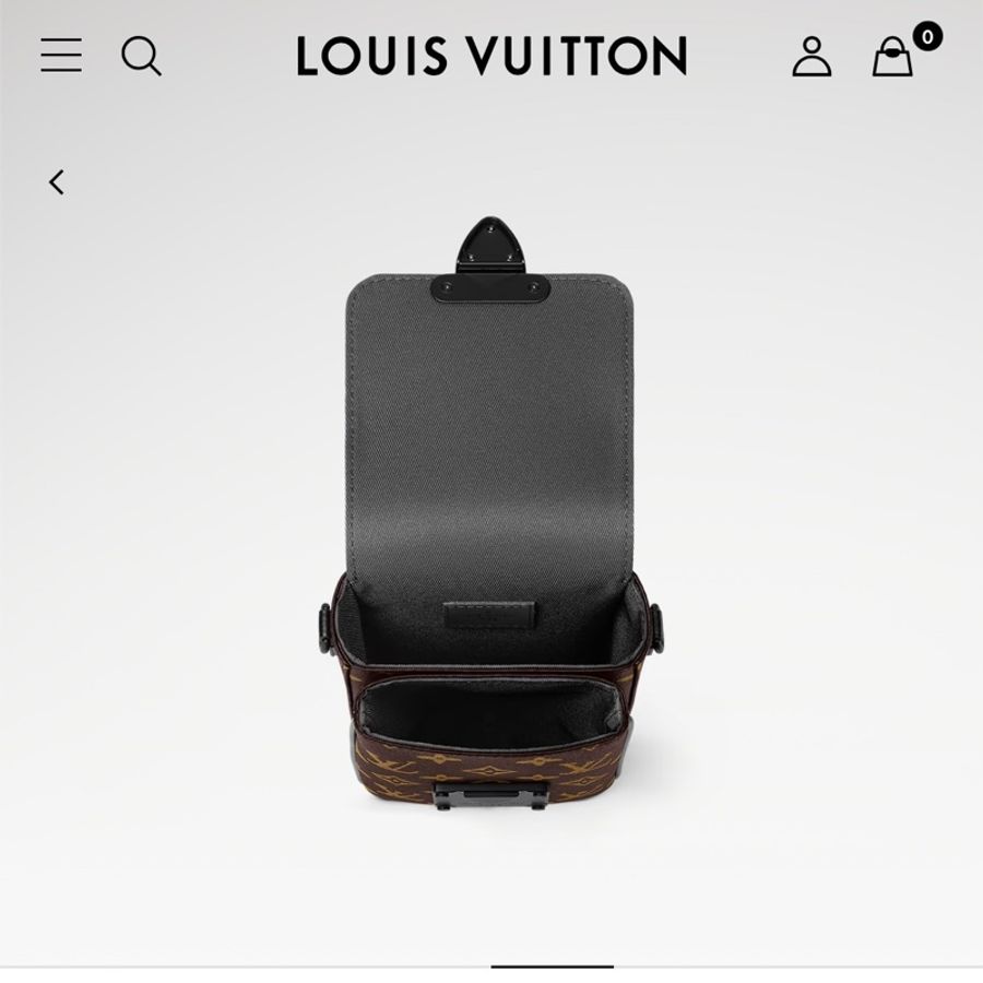【僅離櫃】【100%全新】【徵主人】Louis Vuitton Lv老花 S-Lock 直式隨身錢包 肩背包 M81522-1
