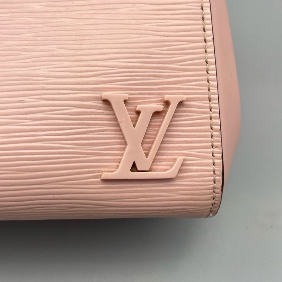 97新 二手LV路易威登克鲁尼bb粉色-4