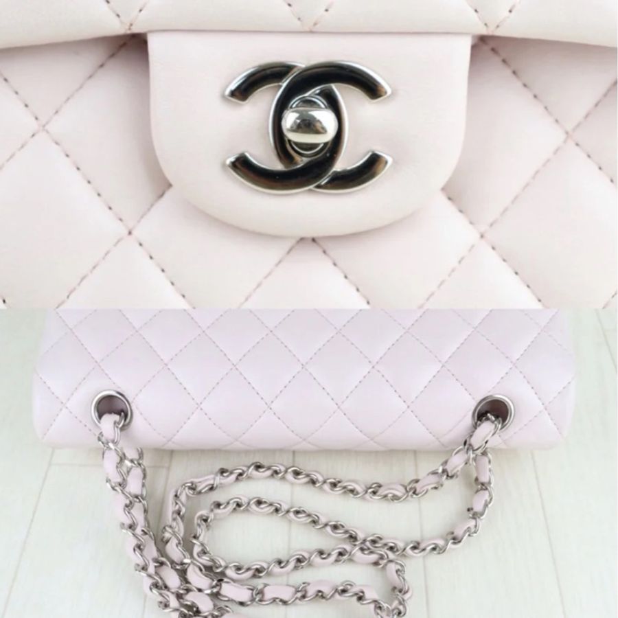 JL精品代購」 98新 Chanel 香奈兒 櫻花粉 cf25-6