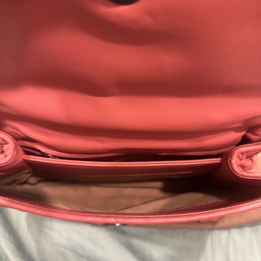 Bottega Veneta 皮革編織肩背鍊包 豆沙色-3