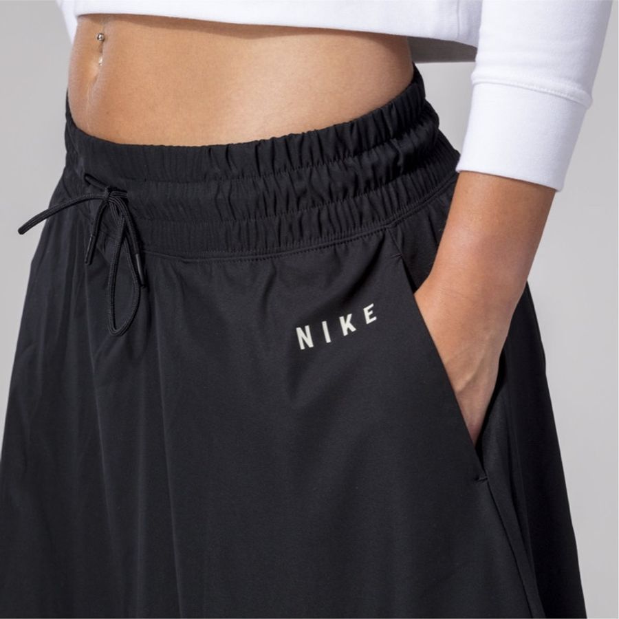 Nike 大logo抽繩運動裙  大傘擺傘型半身裙 女 M 限時優惠不議價-9