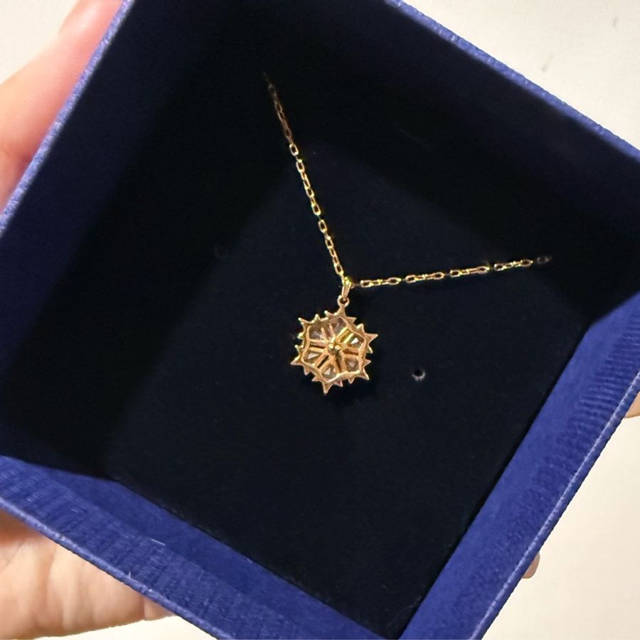 Swarovski施華洛世奇 雪花項鍊-7