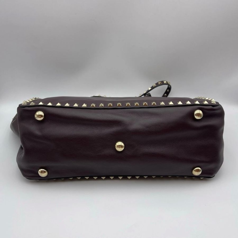 單肩包 手提袋Valentino Garavani Rockstud Tote shoulder bag Leather Origin Italy-2