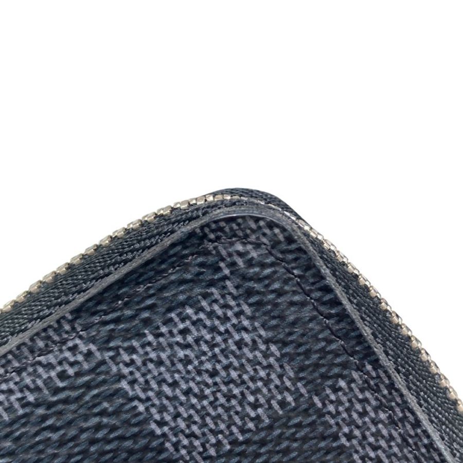 LOUIS VUITTON 路易威登 N63076 Zippy PVC帆布 零錢包 黑色棋盤格-13