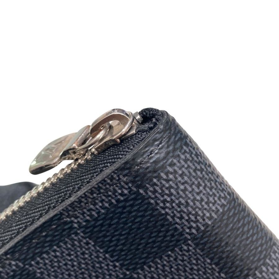 LOUIS VUITTON 路易威登 N63076 Zippy PVC帆布 零錢包 黑色棋盤格-20