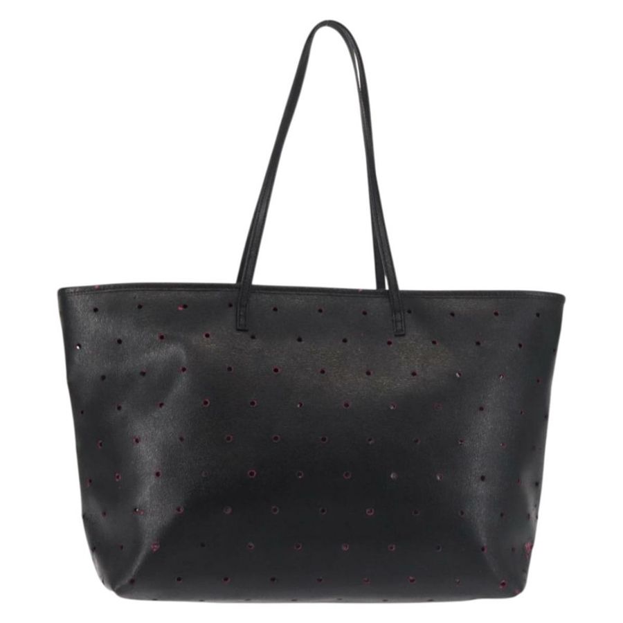 【日本直送】FENDI 托特包 皮革 黑色 金色 正品 bs29107-1