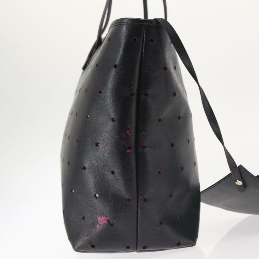 【日本直送】FENDI 托特包 皮革 黑色 金色 正品 bs29107-3