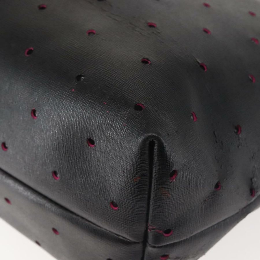【日本直送】FENDI 托特包 皮革 黑色 金色 正品 bs29107-14