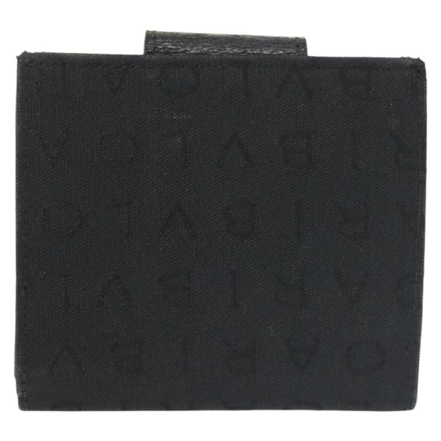 【日本直送】寶格麗 Logo Mania 雙折皮夾帆布黑色正品 am9073-1