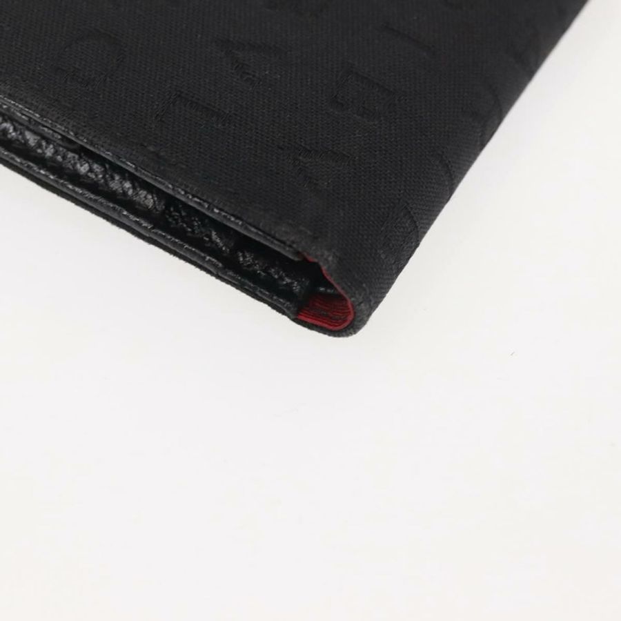 【日本直送】寶格麗 Logo Mania 雙折皮夾帆布黑色正品 am9073-14