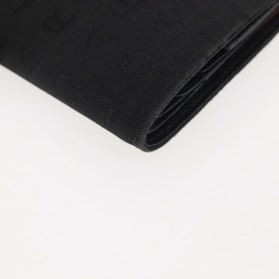 【日本直送】寶格麗 Logo Mania 雙折皮夾帆布黑色正品 am9073-15