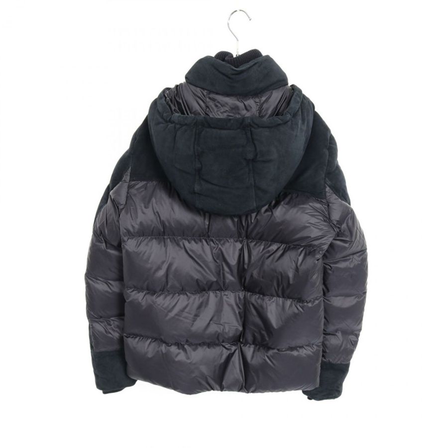 MONCLER LAUTERAARHORN 羽絨外套 1A51H00 尼龍羔羊皮海軍藍 #1 二手男款-1