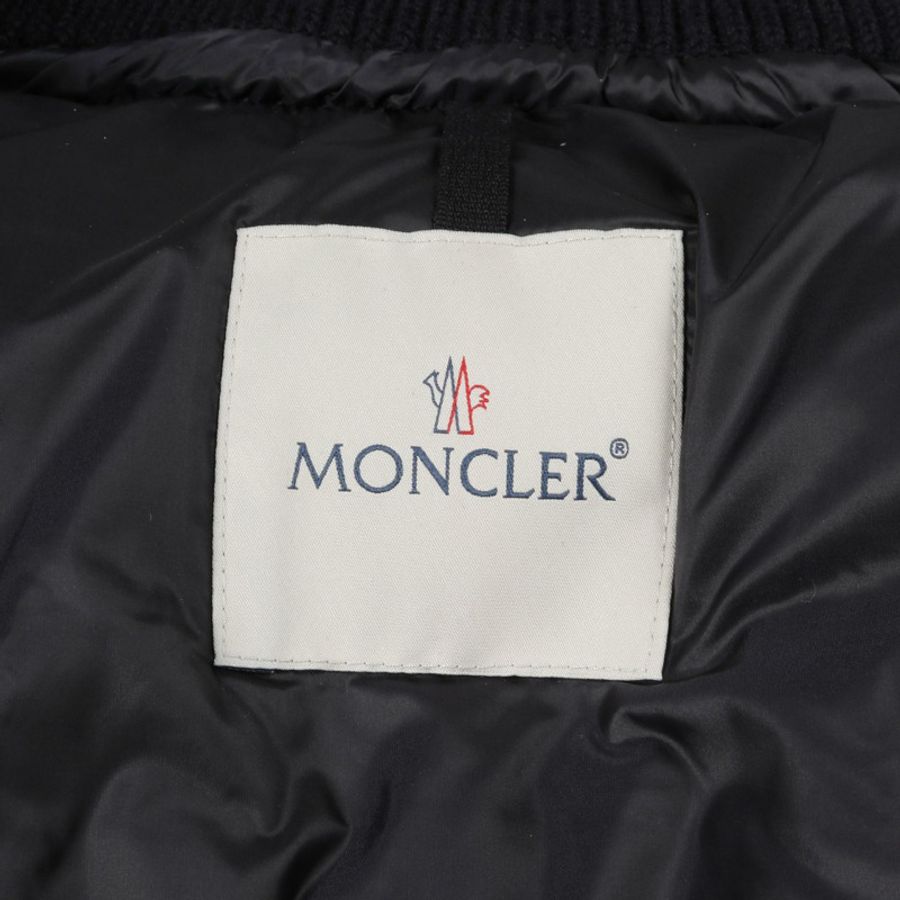 MONCLER LAUTERAARHORN 羽絨外套 1A51H00 尼龍羔羊皮海軍藍 #1 二手男款-2