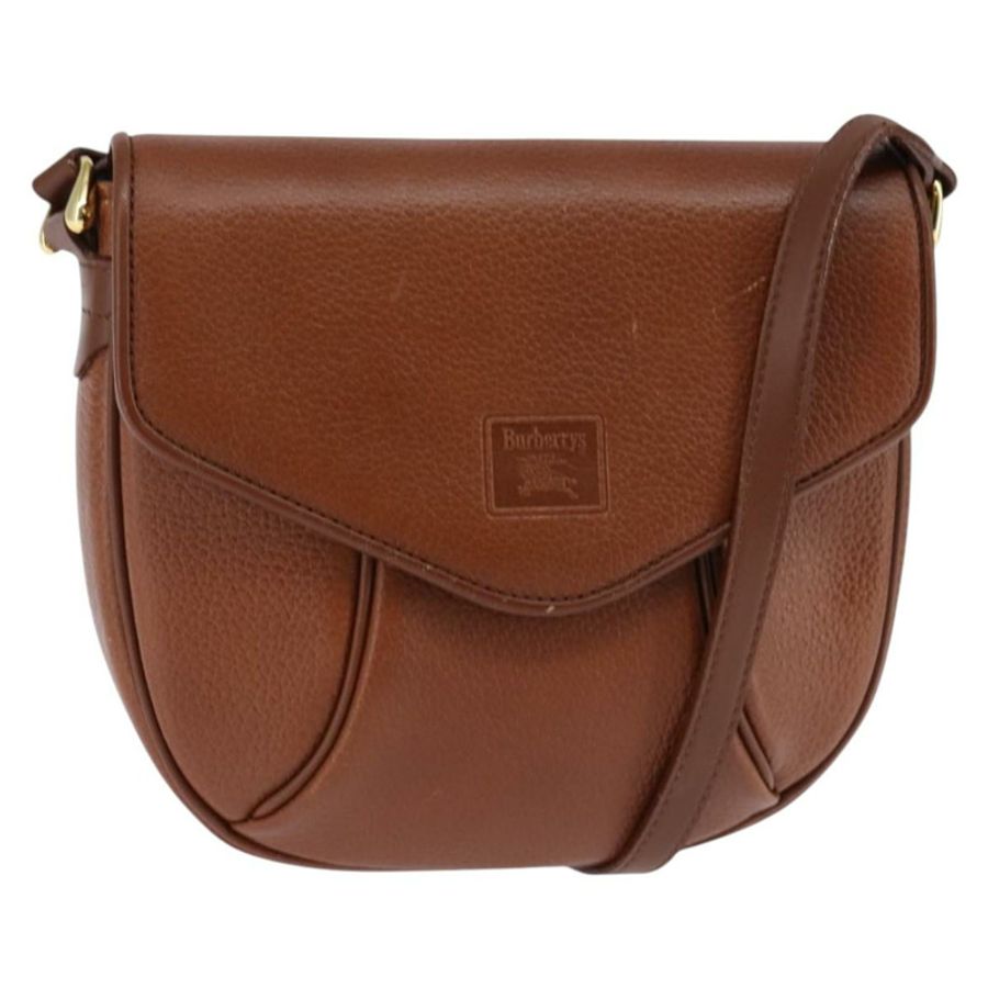 【日本直送】Burberrys 棕色金色皮革肩背包 正品 bs29470-0