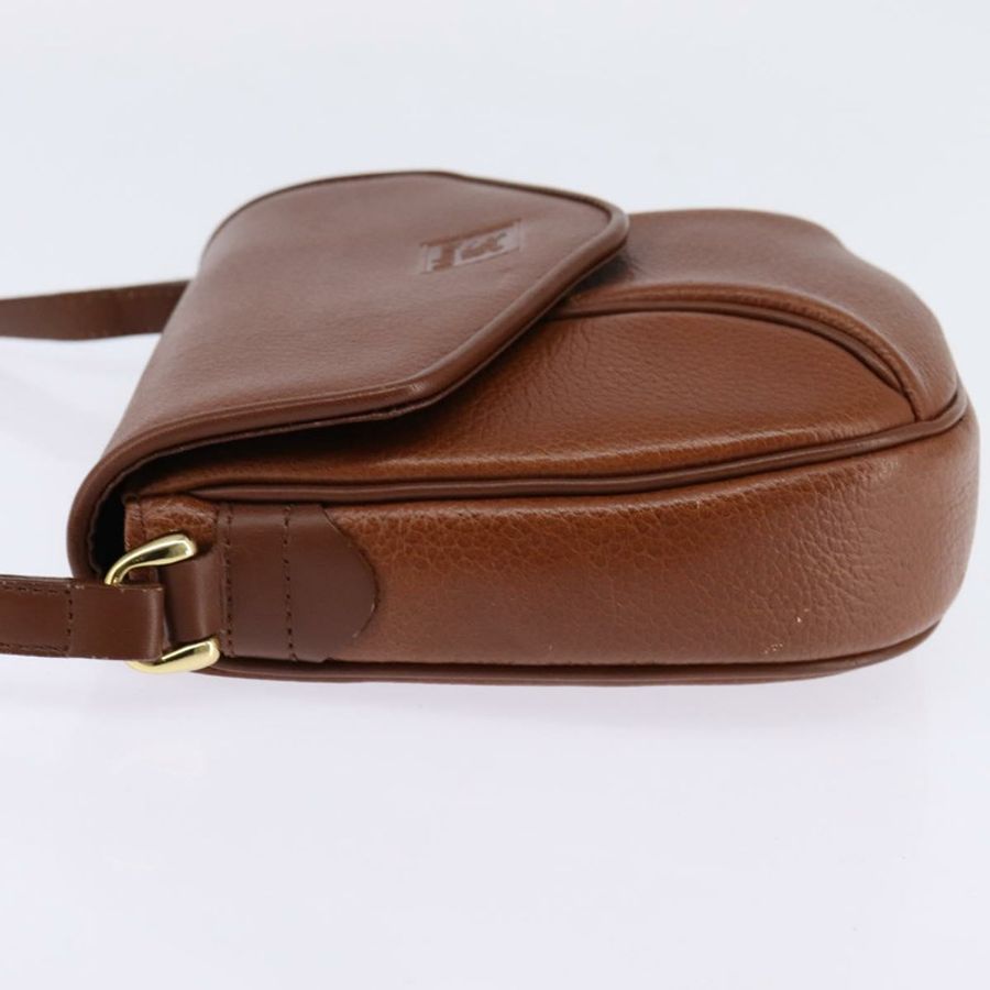 【日本直送】Burberrys 棕色金色皮革肩背包 正品 bs29470-2