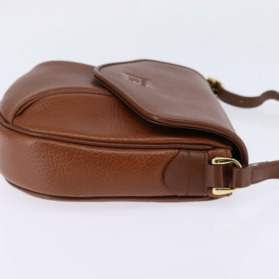 【日本直送】Burberrys 棕色金色皮革肩背包 正品 bs29470-3