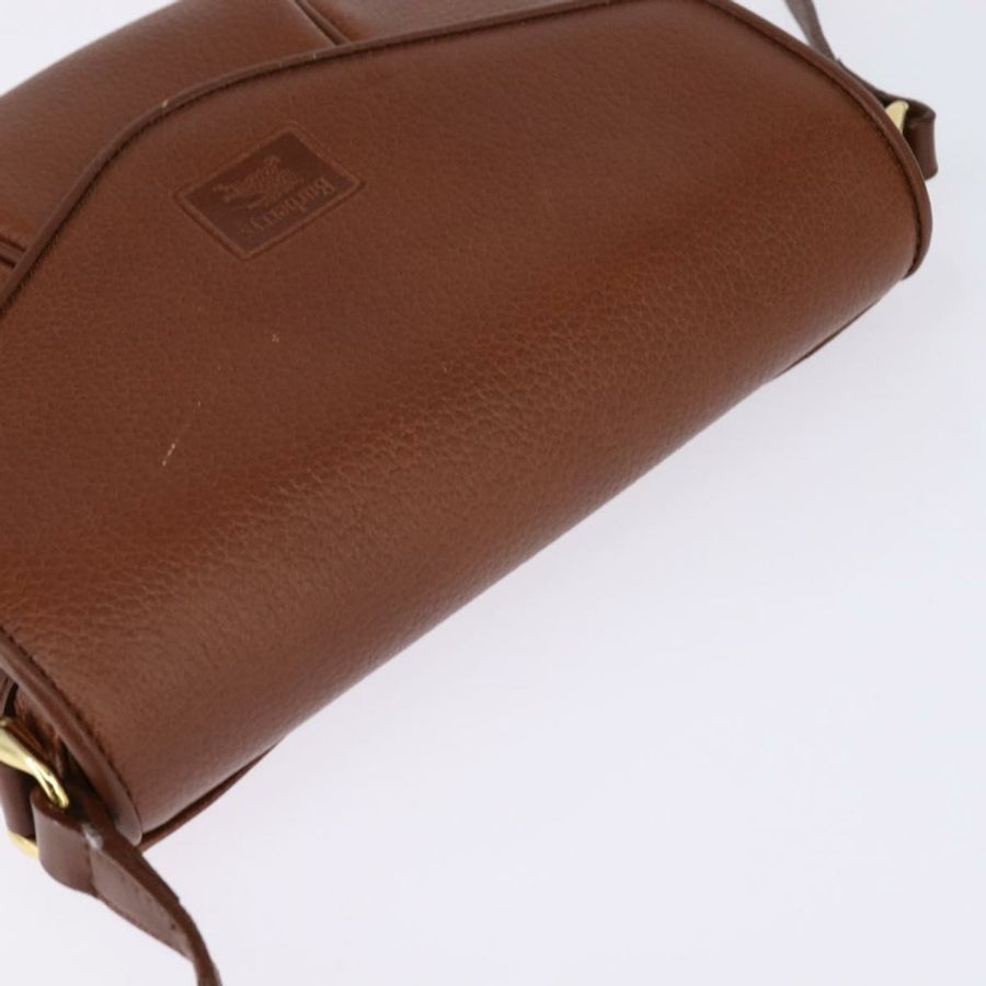 【日本直送】Burberrys 棕色金色皮革肩背包 正品 bs29470-5