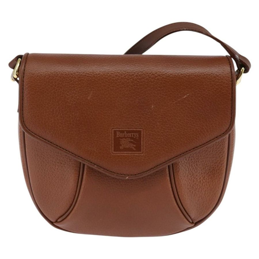【日本直送】Burberrys 棕色金色皮革肩背包 正品 bs29470-12