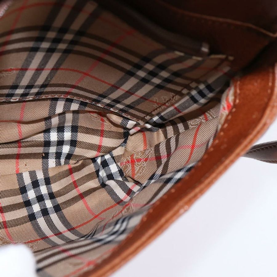 【日本直送】Burberrys 棕色金色皮革肩背包 正品 bs29470-17