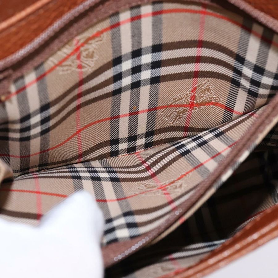 【日本直送】Burberrys 棕色金色皮革肩背包 正品 bs29470-19