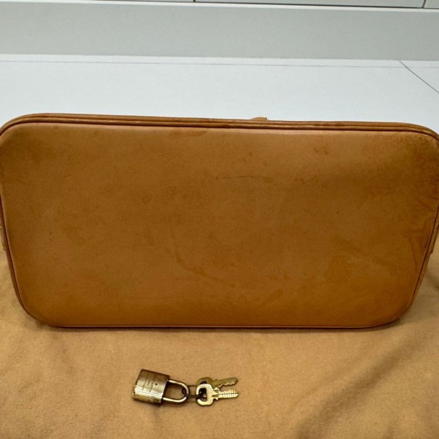 LV alma vintage 老花 貝殼包 手提包 肩背包 斜背包 側背包-19