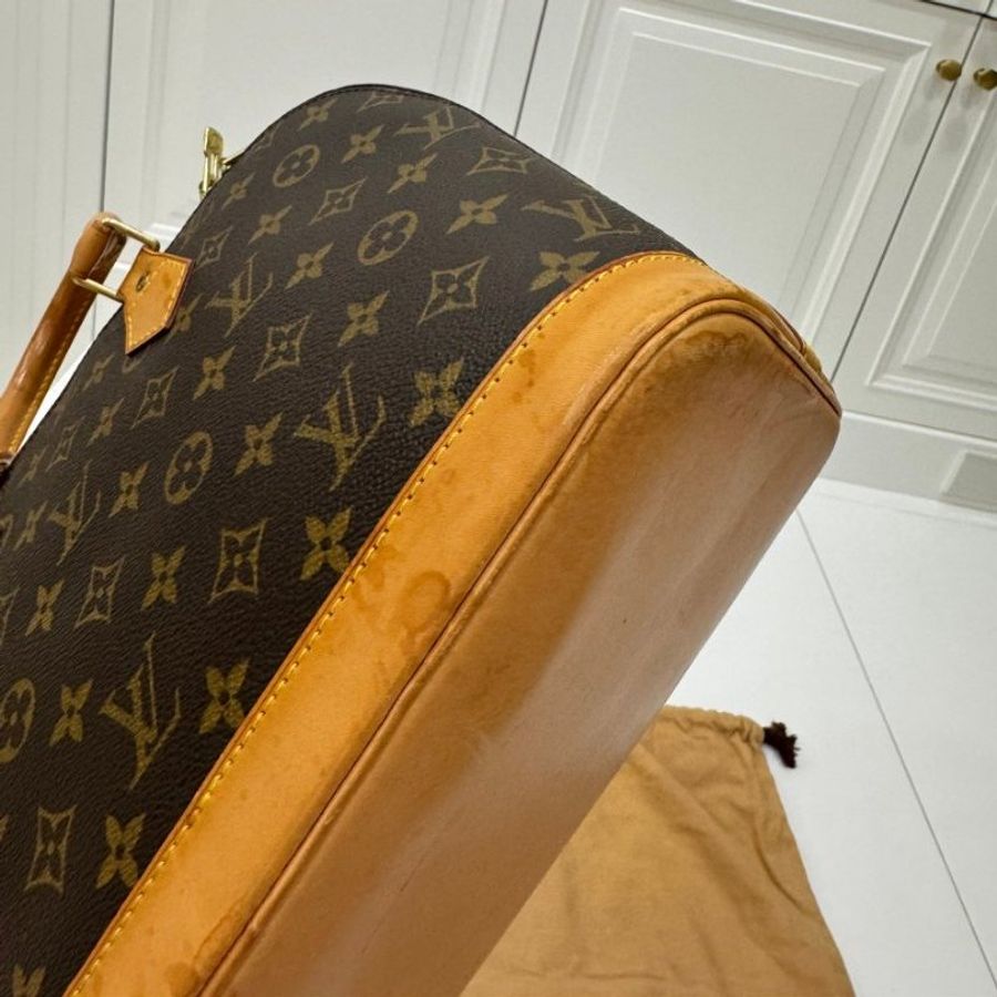 LV alma vintage 老花 貝殼包 手提包 肩背包 斜背包 側背包-21