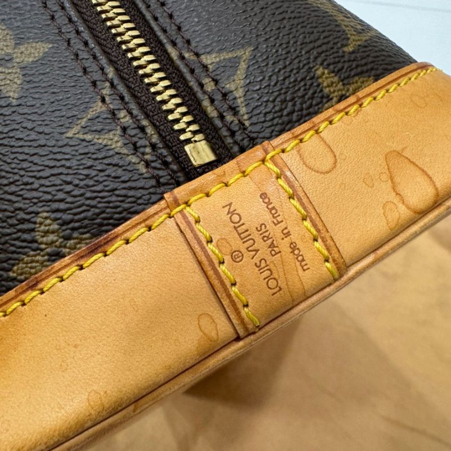 LV alma vintage 老花 貝殼包 手提包 肩背包 斜背包 側背包-26