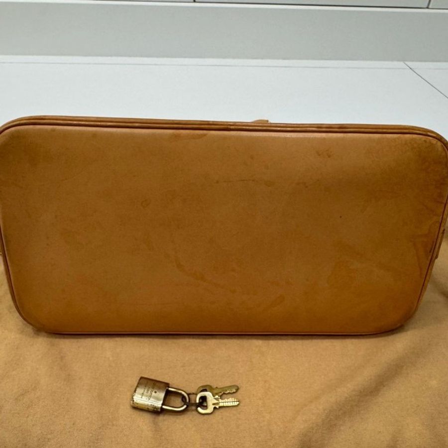 LV alma vintage 老花 貝殼包 手提包 肩背包 斜背包 側背包-30