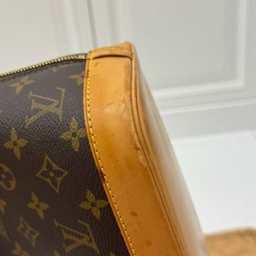 LV alma vintage 老花 貝殼包 手提包 肩背包 斜背包 側背包-35