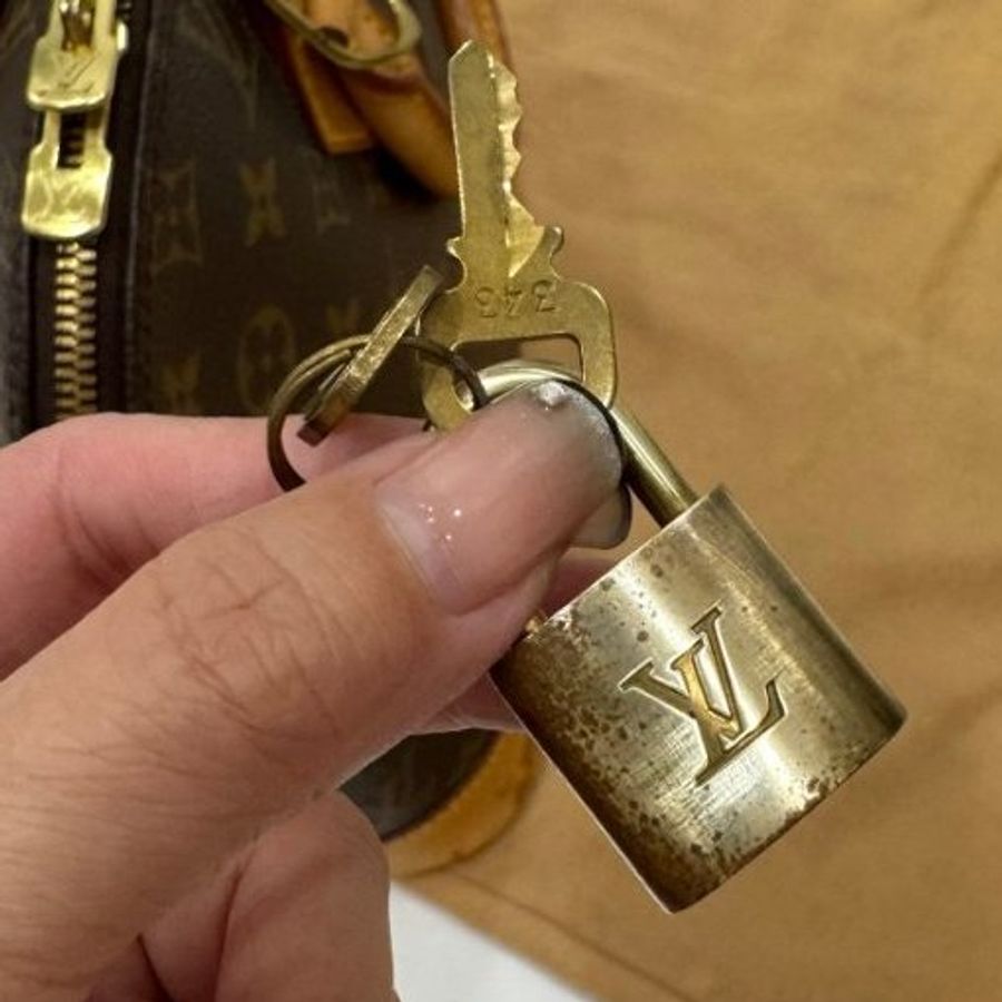 LV alma vintage 老花 貝殼包 手提包 肩背包 斜背包 側背包-43