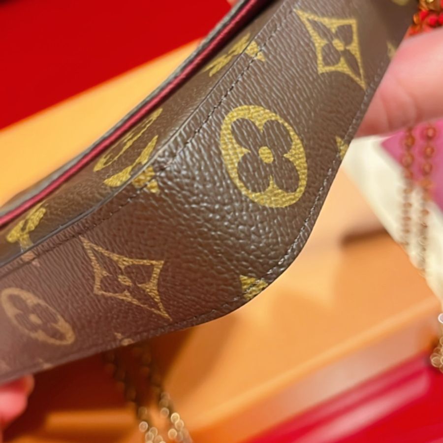 LV 三合一Woc 信封包 鏈條LOUIS VUITTON Monogram Pochette Felicie-1