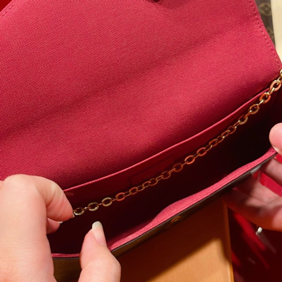 LV 三合一Woc 信封包 鏈條LOUIS VUITTON Monogram Pochette Felicie-5