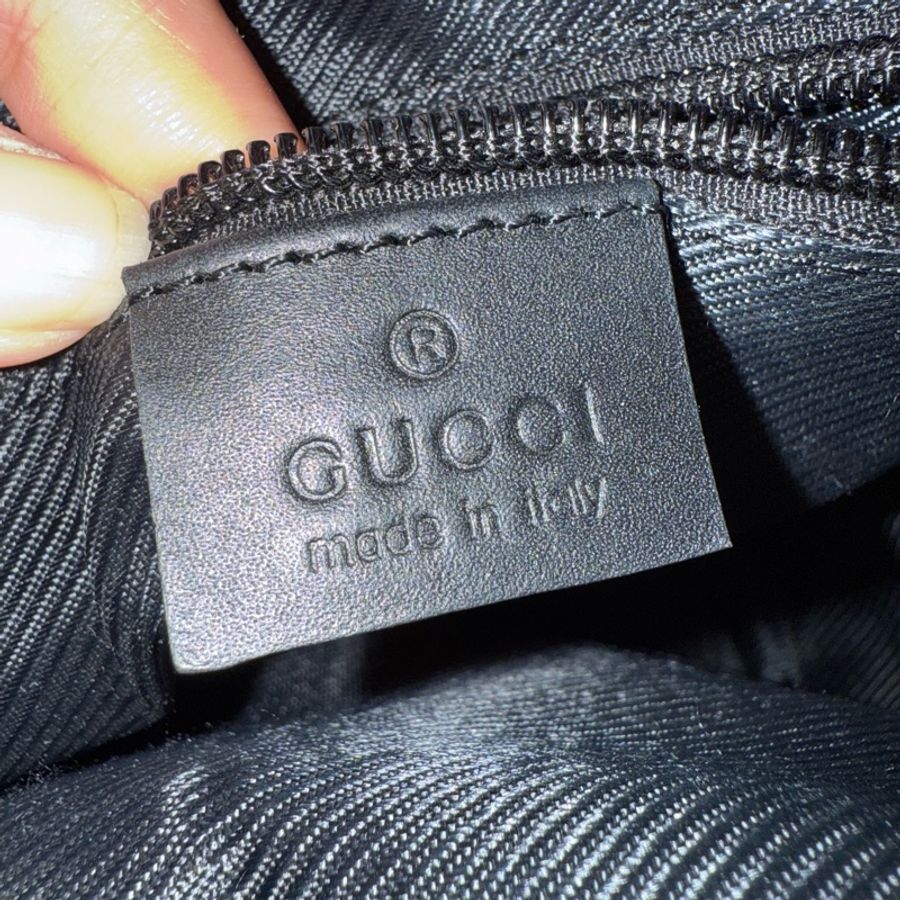 🌸 GUCCI 經典 GG Supreme 帆布斜背包｜男女皆適用｜二手經典精品-27