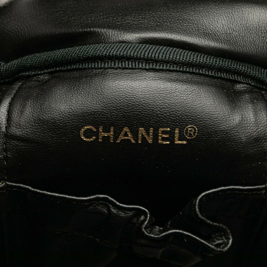 Chanel Coco Mark 化妝包，酒紅色魚子醬皮，女士，CHANEL-6