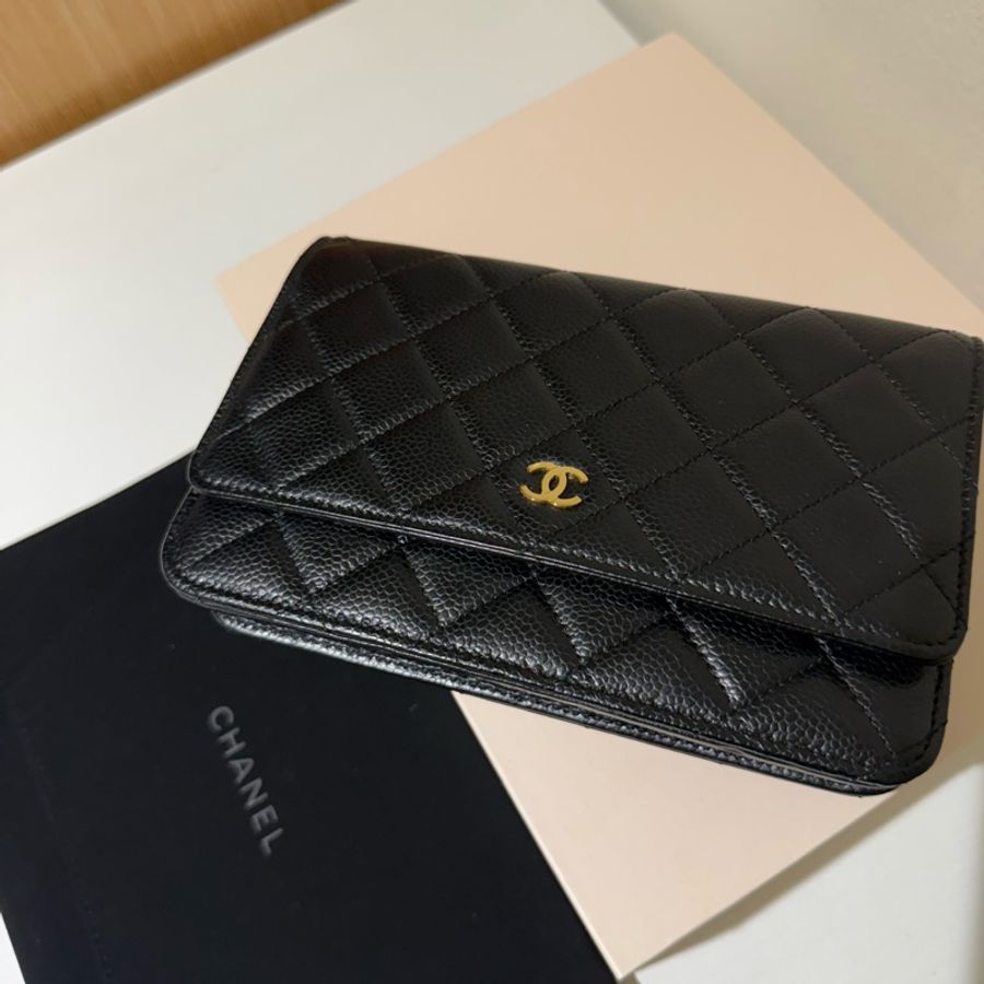 Chanel WOC 黑金-0