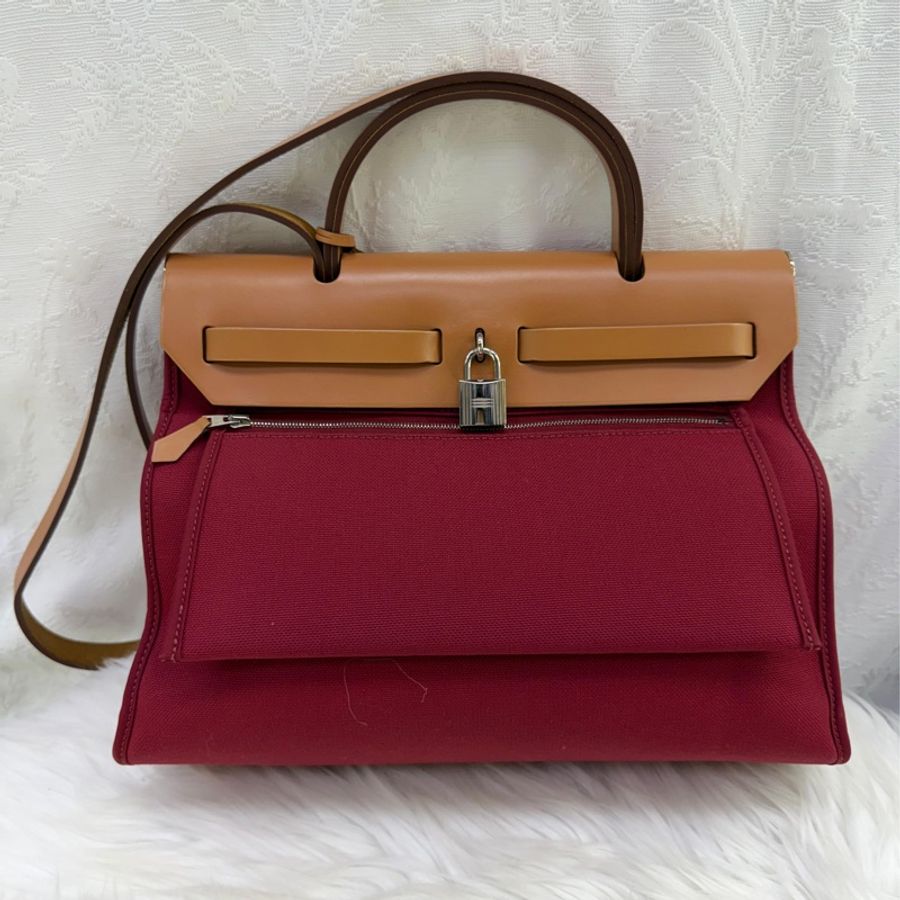 Hermès Pre-Owned Toile Herbag Zip 31 斜挎包-1