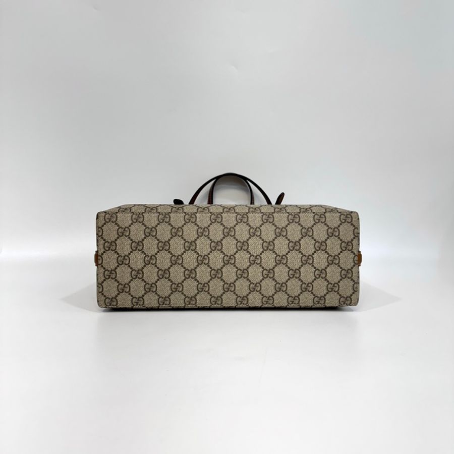 GUCCI原花GG Emblem中號托特斜背包815214-4