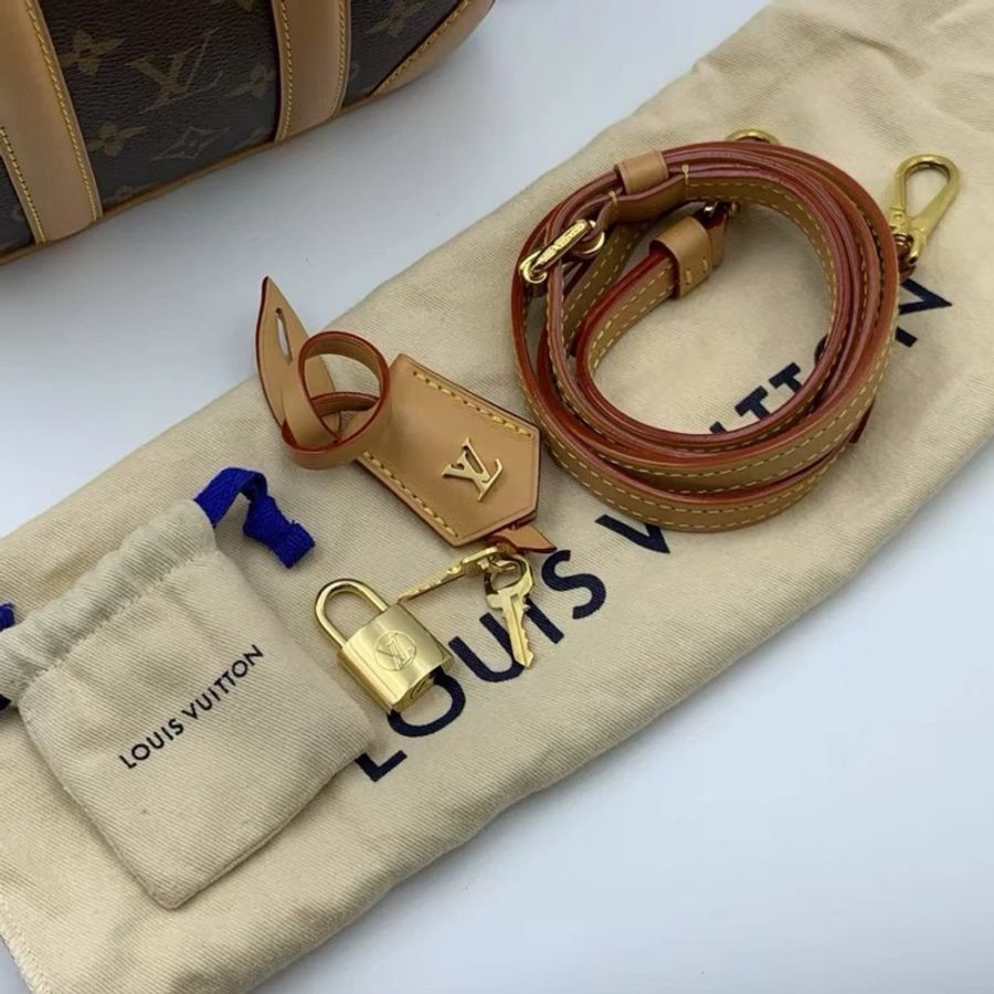Louis Vuitton Monogram Canvas BB 迷你行李托特包 单肩斜挎包-8